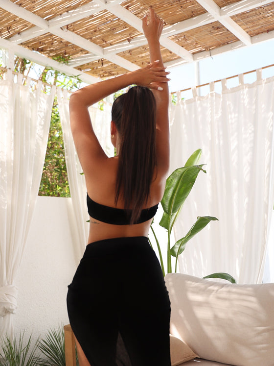 CAMPBELL FEEL GOOD  CO-ORD BLACK SET